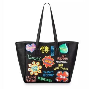 Disney Parks It’s A Small World Goodbyes Faux Leather Tote Bag Danielle Nicole